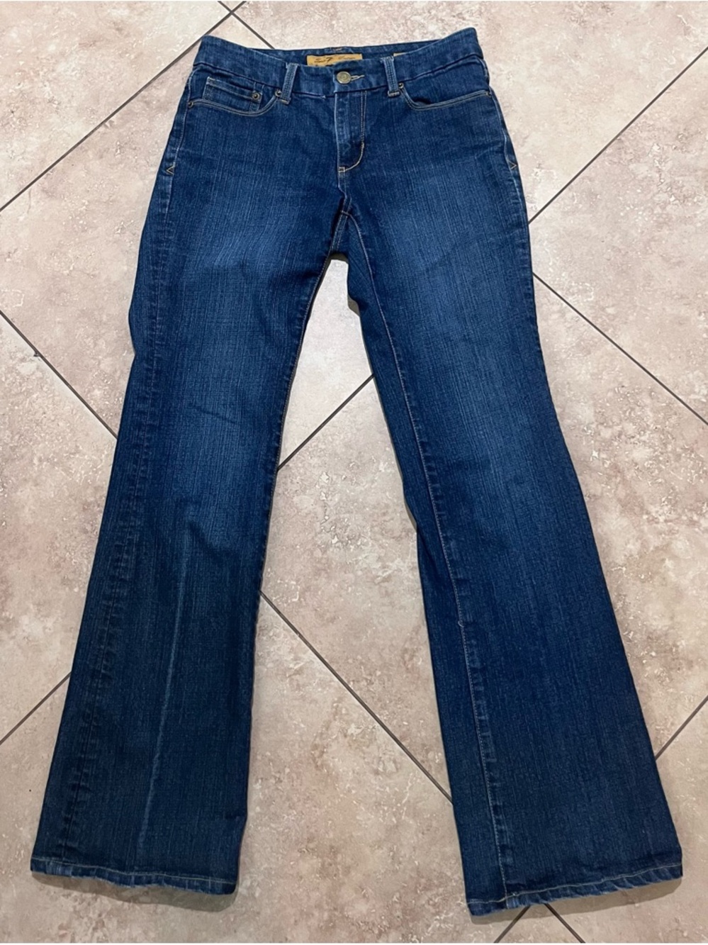 Seven7 Dark Blue Flare Jeans